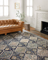 Jocelyn Collection Navy / Blue, Transitional Soft Area Rug