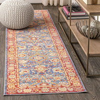 Irving Persian Plum/Terracotta Soft Area Rug