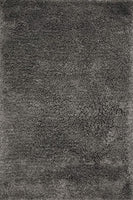 Loloi II Mila Shag Collection MIL-01 Charcoal, Shags 7'-9" x 9'-9" Area Rug