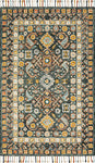 Loloi II Elka Collection ELK-02 Ivory / Multi, Transitional 7'-9" x 9'-9" Area Rug