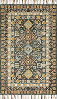 Loloi II Elka Collection ELK-04 Pink / Multi, Transitional 7'-9" x 9'-9" Area Rug