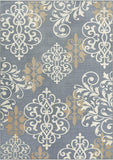 Maples Rugs Area Rug - Eleanor  Non Slip  Grey