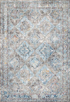 Dante Collection Distressed/Vintage Persian Soft Area Rug Multi