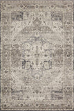 Hathaway Collection  Steel / Ivory, Traditional Soft Area Rug