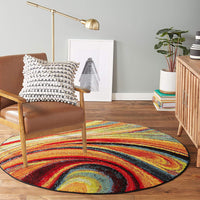 Abstract Multi-color Soft Area Rugs