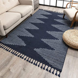 Zella Blush Tribal Diamond Medallion Soft Area Rug