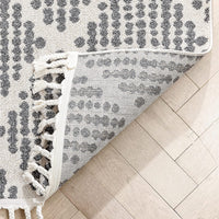 Arbor Moroccan Trellis Blush Kilim-Style Rug