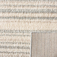 Light Grey/White MSR0787F Non-Shedding Living Room Dining Bedroom Soft Area Rug