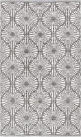 Montauk Collection MTK606H Handmade Cotton Area Rug Aqua / Ivory