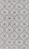 Montauk Collection MTK606H Handmade Cotton Area Rug Aqua / Ivory