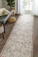 Argonne Grey Machine Washable Vintage Distressed Soft Area Rug