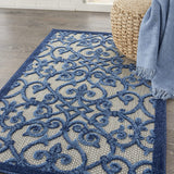 Contemporary Grey/Blue Area Rug