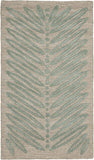 Blue Fir MSR3612C Handmade Chevron Leaves Wool & Viscose Soft Area Rug