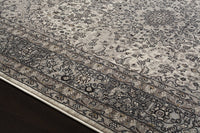 Traditional Gray Medallion Area Rug