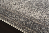 Traditional Gray Medallion Area Rug