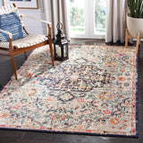 Boho Chic Vintage Medallion Distressed Soft Area Rug Beige/Black