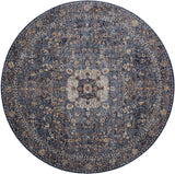 Porcia Collection Soft Area Rug, 5' x 8', Blue