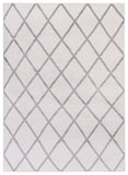 Ivory Gray/Grey Trellis Area Rugs