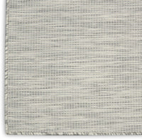 Flat-Weave Indoor/Outdoor Light Grey Area Rug