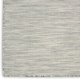Flat-Weave Indoor/Outdoor Light Grey Area Rug