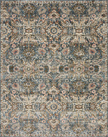 Saban Blue Traditional Soft Area Rug