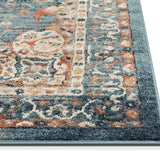 Blue Moroccan Tribal Soft Area Rug