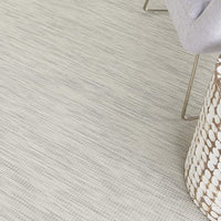 Flat-Weave Indoor/Outdoor Light Grey Area Rug