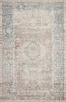 Chris Loves Julia x Loloi Jules JUL-02 Terracotta / Multi Oriental Area Rug 7'-6" x 9'-6"