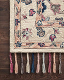 Loloi II Elka Collection ELK-02 Ivory / Multi, Transitional 7'-9" x 9'-9" Area Rug