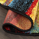 Abstract Multi-color Soft Area Rugs