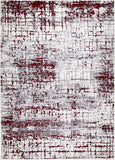 Rugshop Distressed Abstract Modern Area Rug