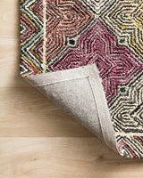 Spectrum Collection Charcoal / Multi, Contemporary Accent Soft Area Rug