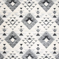 Moroccan Tassel Shag shag Area Rug Ivory / Grey