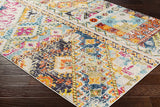 Modern Soft Area Rug Ivory Multi