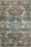 Loloi II Skye Collection SKY-01 Blush / Grey, Traditional 7'-6" x 9'-6" Area Rug