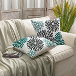 Decorative Dahlia Throw Pillow Cushion Cover