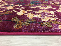 Floral Purple Soft Area Rugs