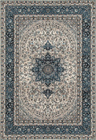 Traditional Blue Medallion Area Rug