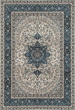 Traditional Blue Medallion Area Rug