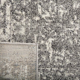Vintage Oriental Grey and Ivory Area Rug