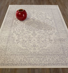 Oriental Design Ivory/Grey/Gray Area Rugs and Runners