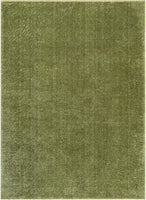 Ciel Green Ultra-Soft Multi-Textured Shimmer Pile Area Rug