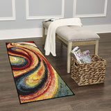 Abstract Multi-color Soft Area Rugs