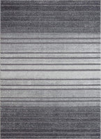 k Grey Geometric Stripes Pattern Area Rug