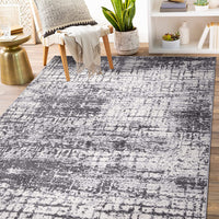 Rugshop Distressed Abstract Modern Area Rug