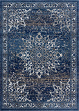 Coverly Blue & Beige Vintage Medallion Traditional Persian Oriental