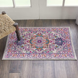 Passion Persian Colorful Light Grey/Pink Soft Area Rug