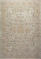 Chris Loves Julia x Loloi Rosemarie ROE-04 Graphite / Multi Oriental Area Rug 18" x 18" Sample Swatch