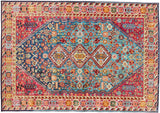 nuLOOM Meadow Vintage Vibrant Area Rug, 4' x 6', Multi