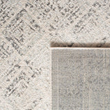 Moroccan Boho Distressed  Area Rug Ivory / Grey